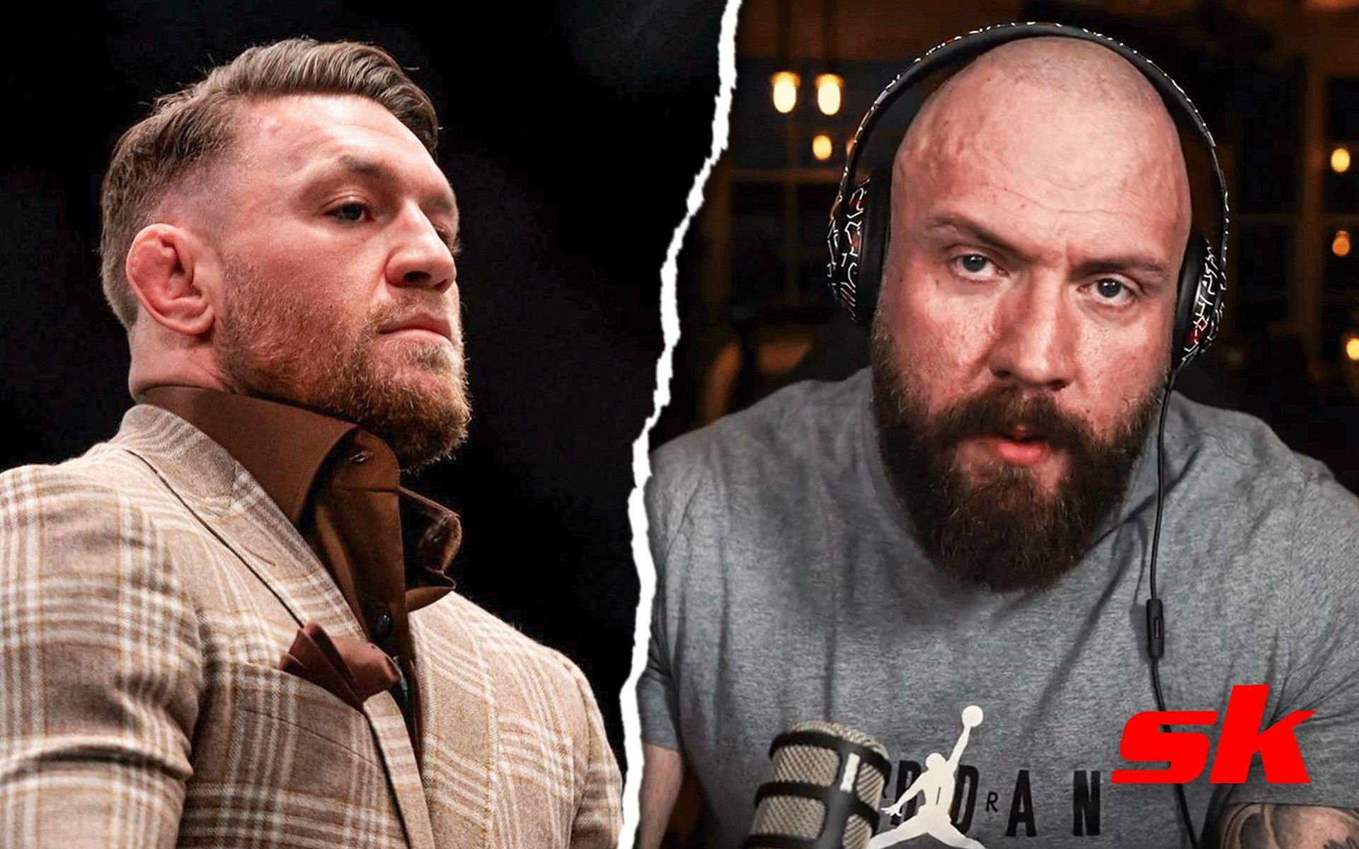Conor McGregor (left) and True Geordie (right) [Image credits: @thenotoriousmma and @truegeordieofficial on Instagram] 