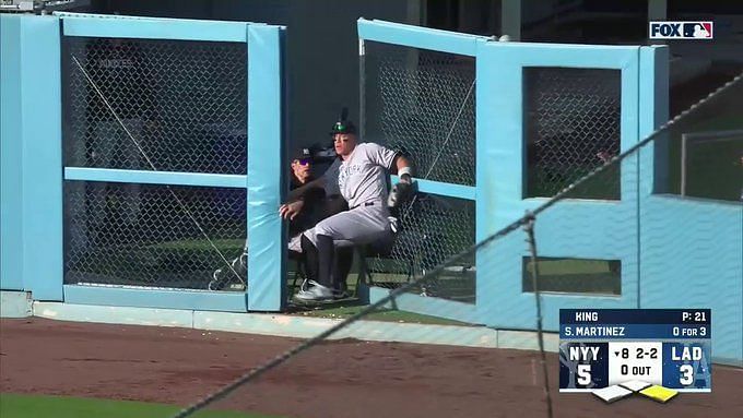 Aaron Judge obliterated a new flatscreen TV during BP, then went yard twice  during the game