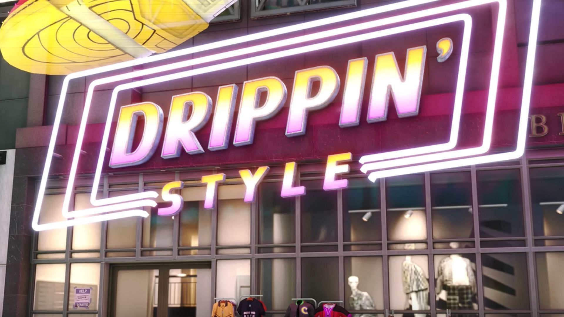 Drippin Style is the store that offers the option to change your gear (Image via YouTube/ theRadBrad)