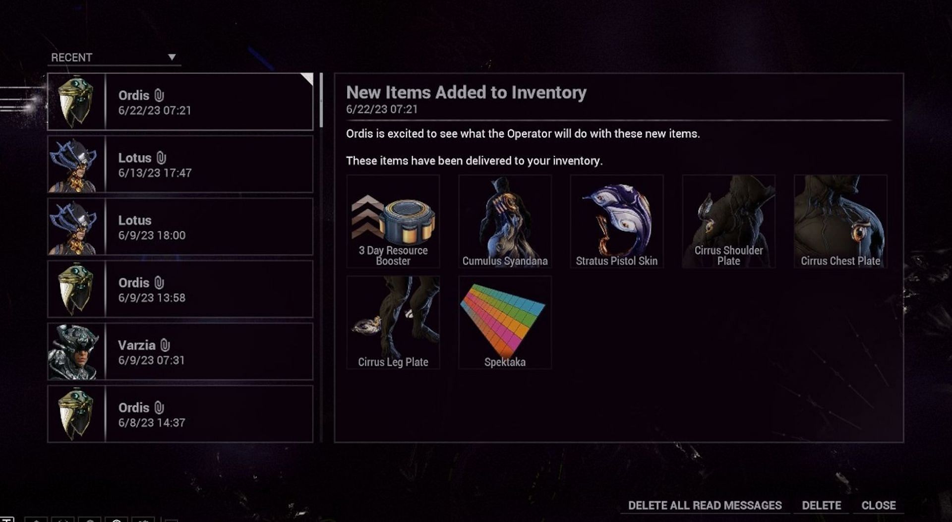 Promo code from RTX for exclusive Warframe in-game items: first