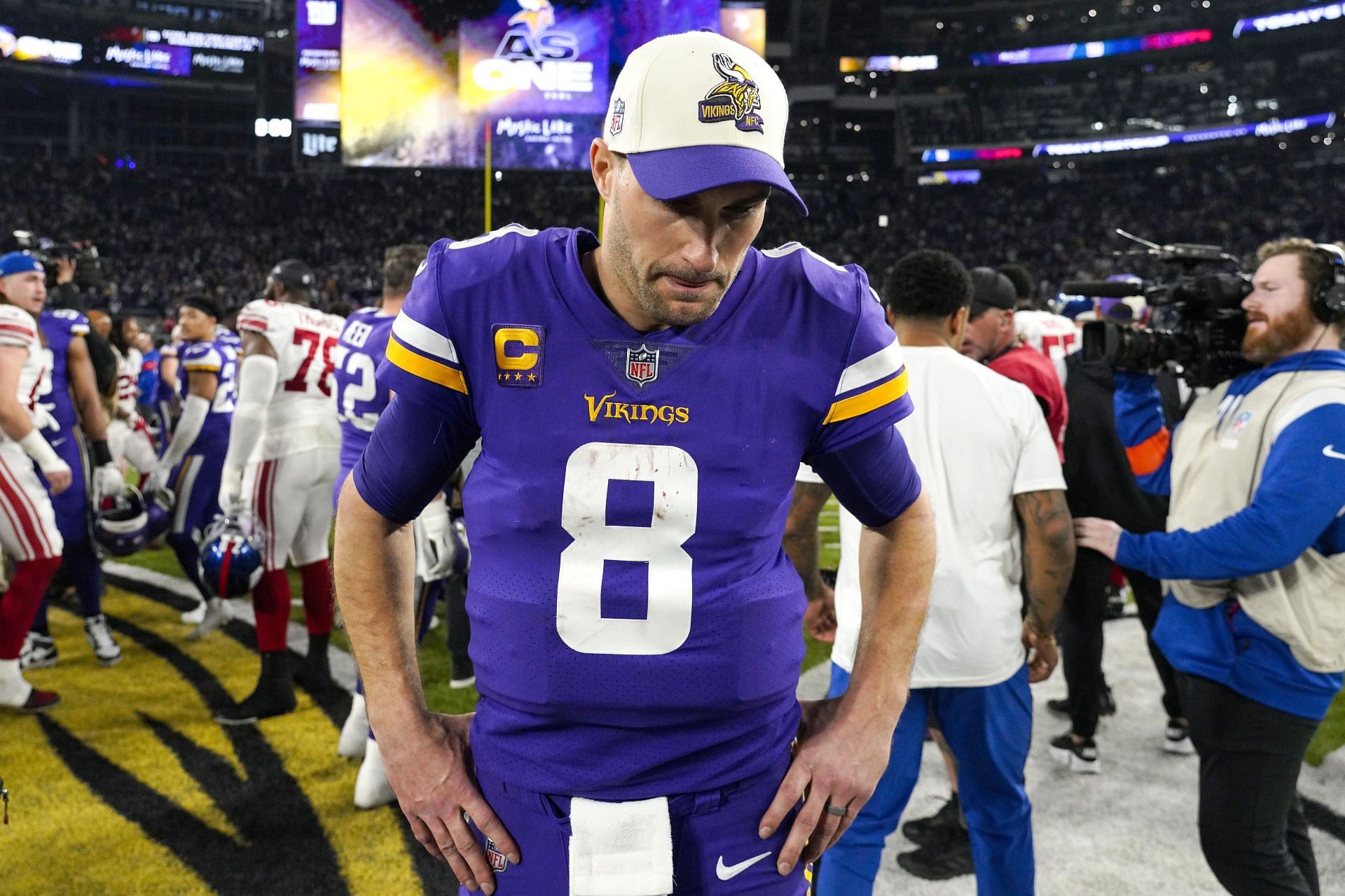 Kirk Cousins: NFC Wild Card Playoffs - New York Giants v Minnesota Vikings