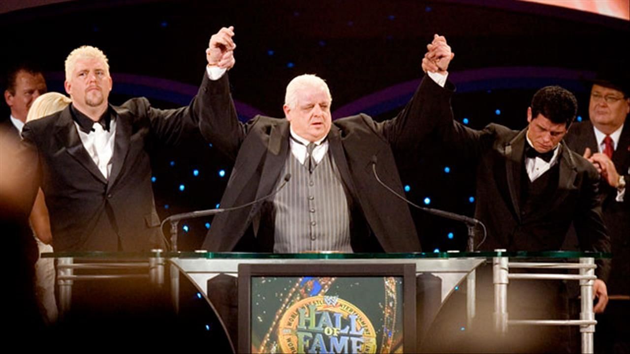 Dusty Rhodes inducted into the Hall of Fame 2007  [Image Credits: WWE]