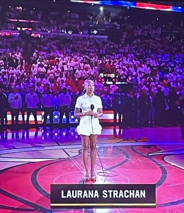 Who sang the national anthem at NBA Finals Game 4 tonight?