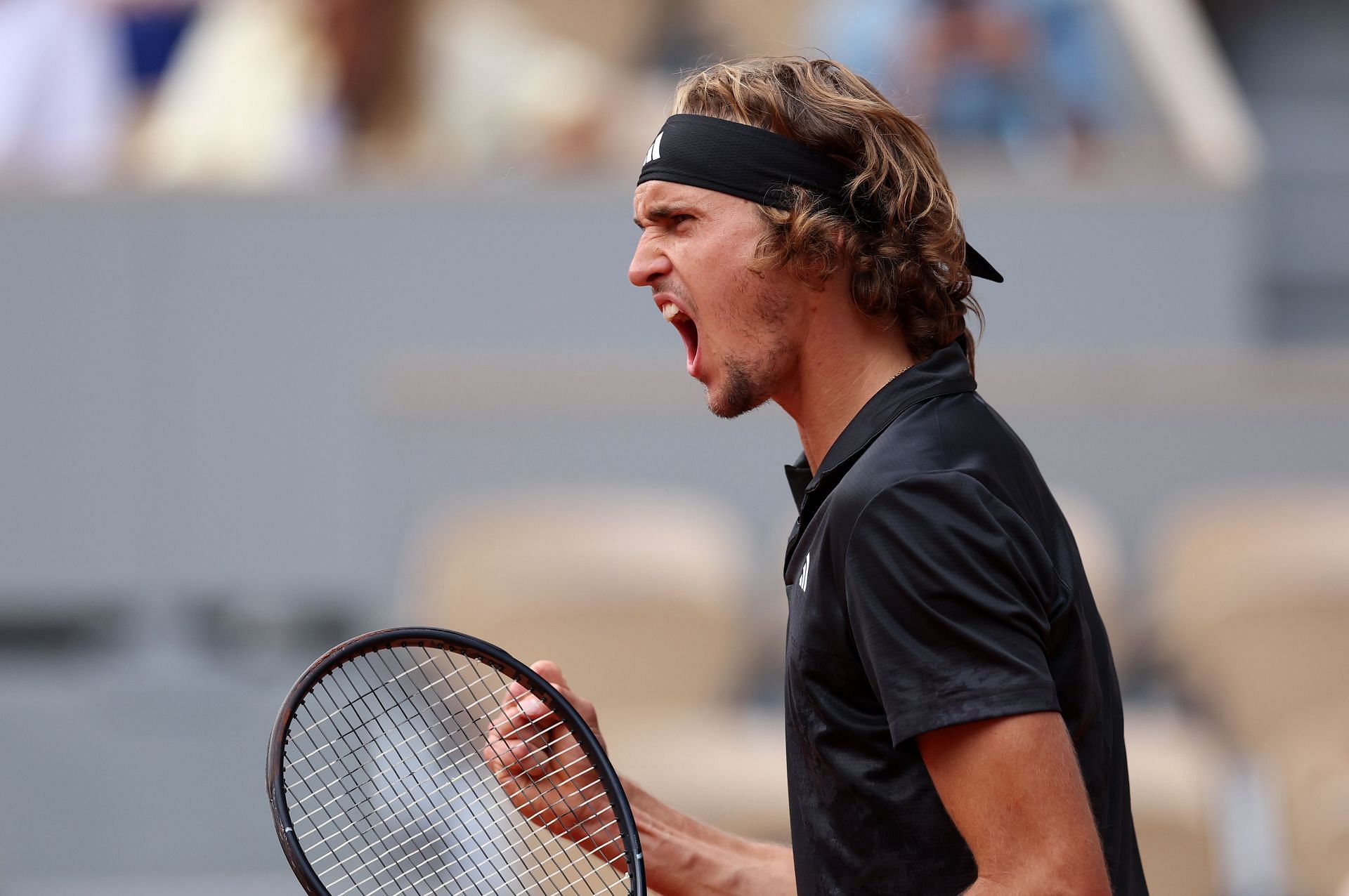 Alexander Zverev at the 2023 French Open