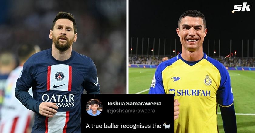 Football fans react to iconic photo of Lionel Messi and Cristiano Ronaldo