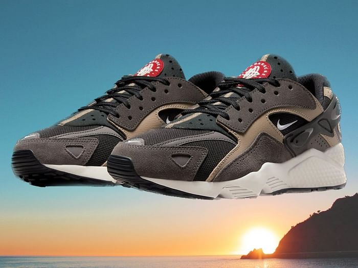 Nike Air Huarache Runner Shoes in Brown for Men