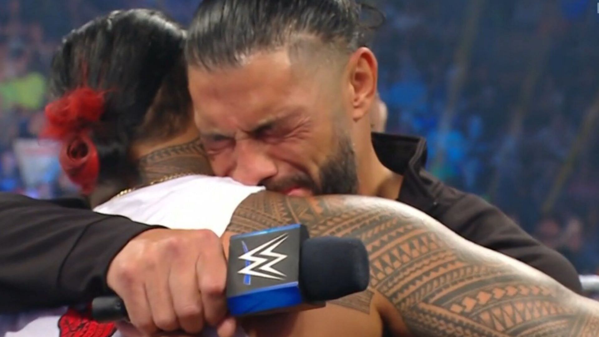 Roman Reigns is pretty good at faking his emotions.