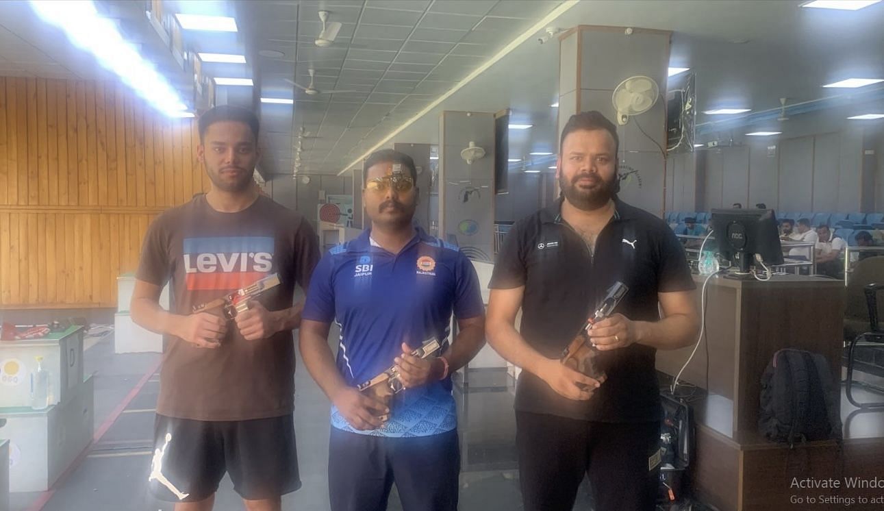 Bhavesh Shekhawat wins Rapid Fire Pistol event