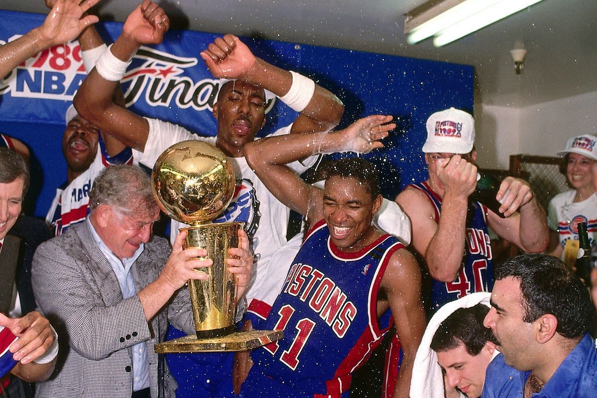 Detroit Pistons as NBA champions