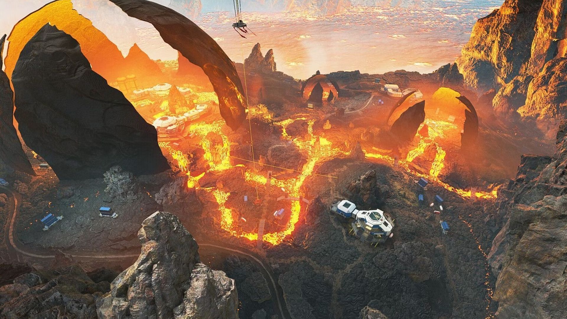  The Dome POI in World&#039;s Edge. (Image via Respawn Entertainment)