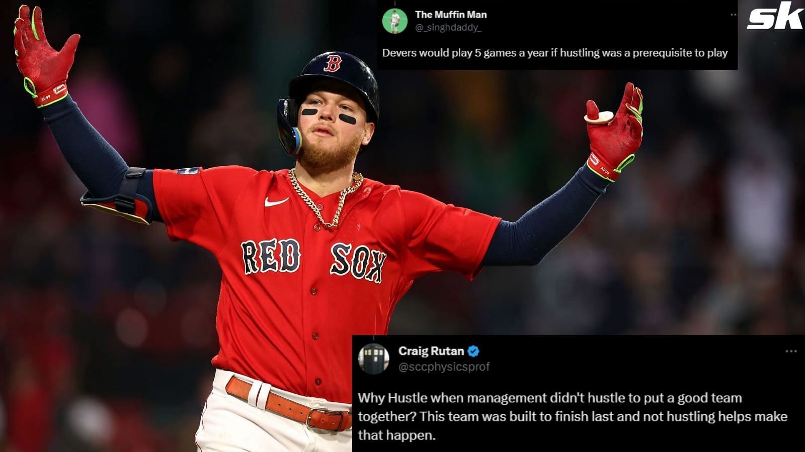 Boston Red Sox mock team as Alex Verdugo benched for lack of hustle