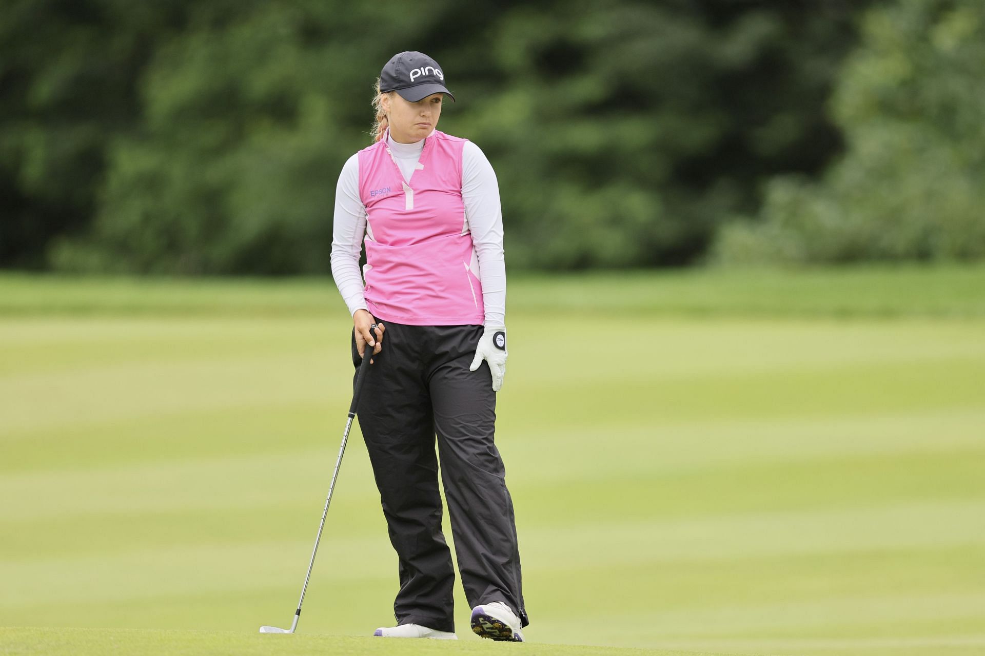 Celine Borge during the KPMG Women&#039;s PGA Championship, Round One