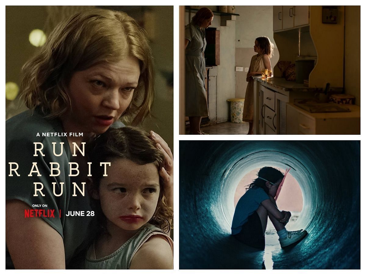 Run Rabbit Run stars Sarah Snook in the lead. (Photos via Netflix)