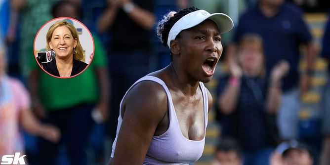 "Gracious is the key word here" - Chris Evert delighted by Venus Williams still going strong at the age of 43