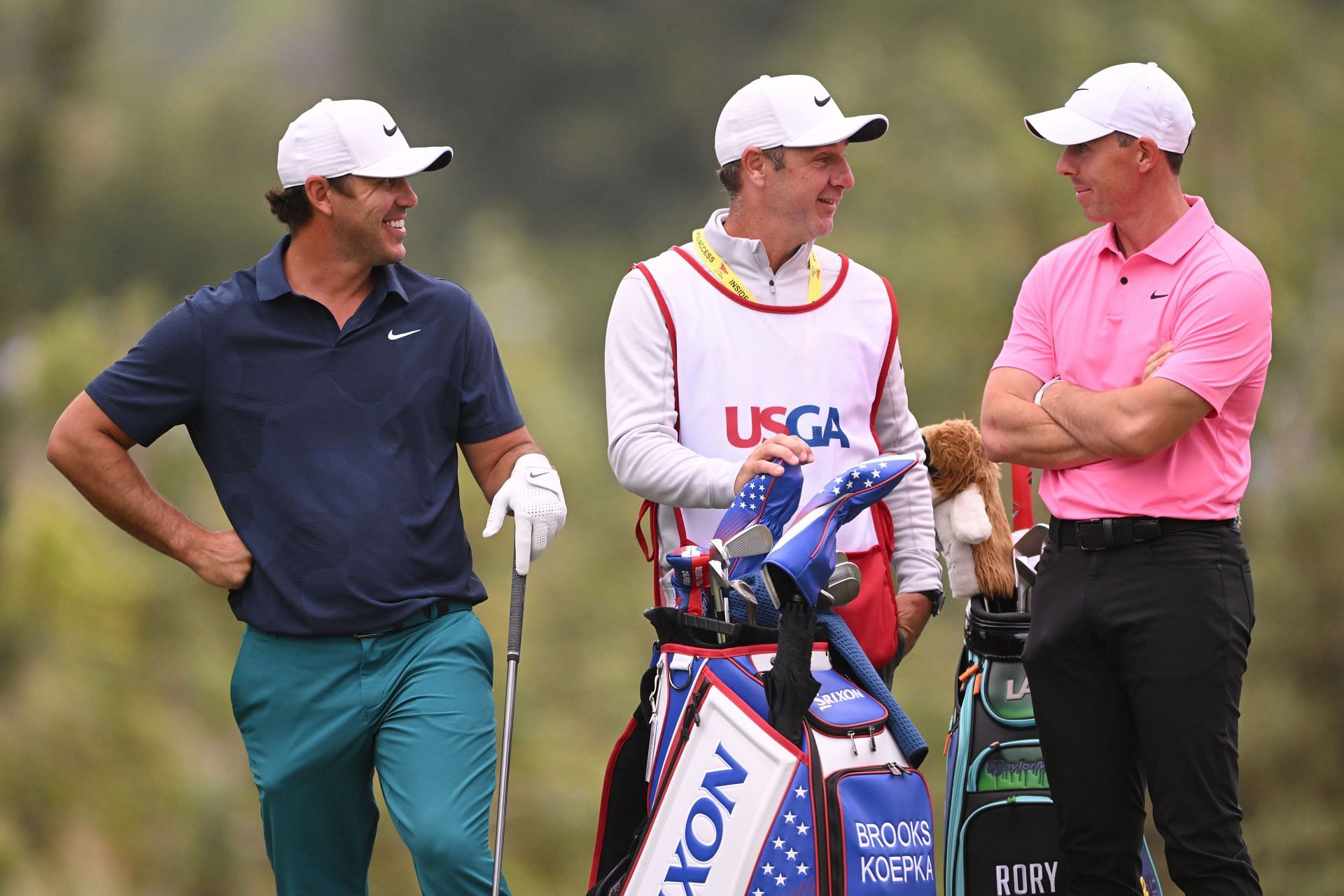 Rory McIlroy and Brooks Koepka at the 2023 U.S. Open (Image via Getty).