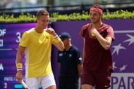 Taylor Fritz (R) and Jiri Lehecka (L)