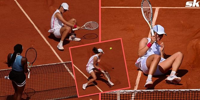 "Coco Gauff is a nice person, she wouldn't mean it" - Iga Swiatek shrugs off being hit by American at French Open