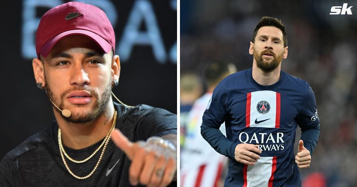 Neymar reacted to Lionel Messi