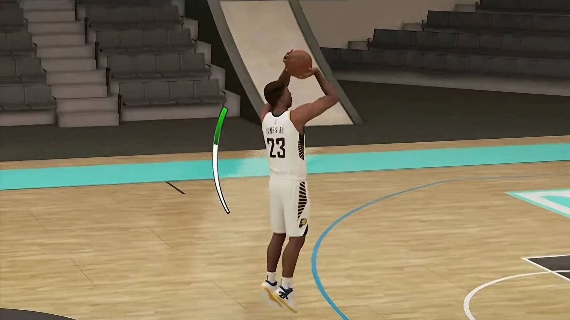 The shot meter can be highly useful in NBA 2K23 (Image via 2K)