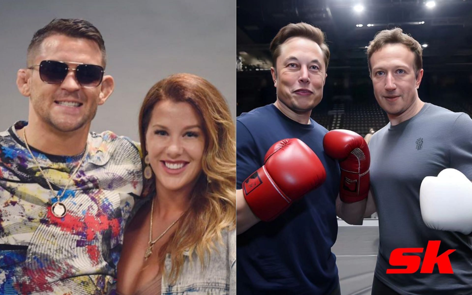 Dustin Poirier, Jolie Poirier, Elon Musk, Mark Zuckerberg