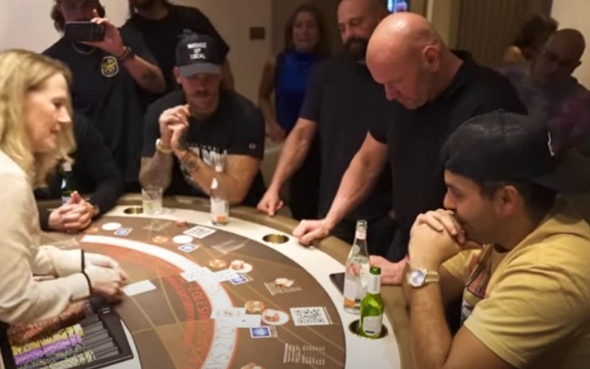 Dana White and Nelk Boy Kyle Forgeard gambling [Photo credit: NELK 2 - YouTube] 