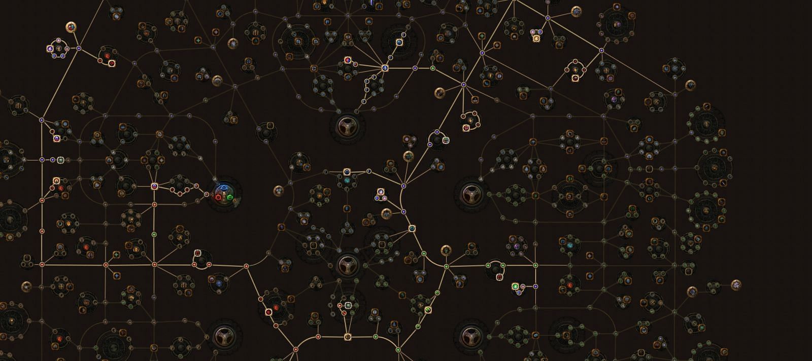 Path of Exile - Guardian Skill Tree (Image via Grinding Gear Games)