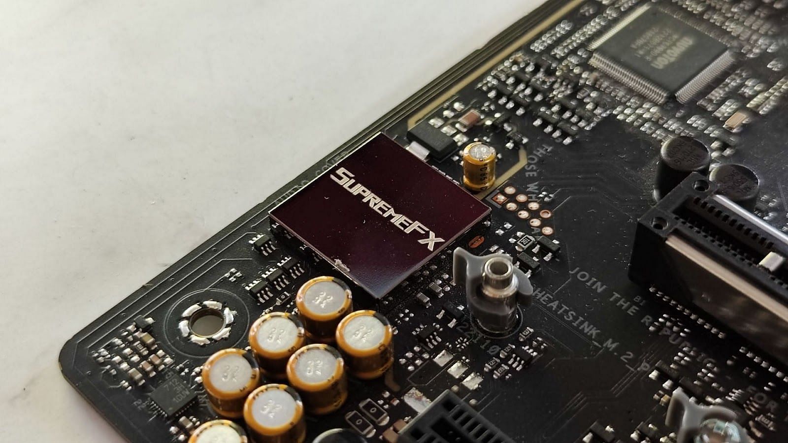 The SupremeFX-branded audio chipset (Image via Sportskeeda)