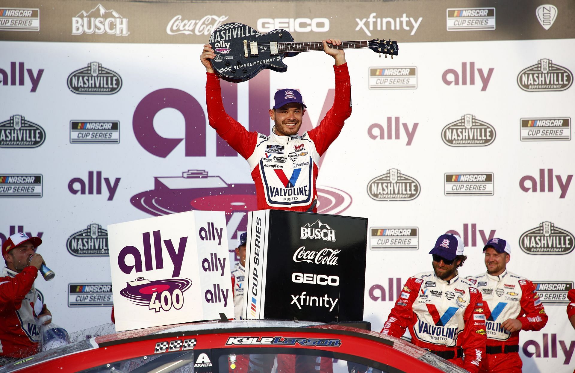 Kyle Larson 2021 Ally 400 winner