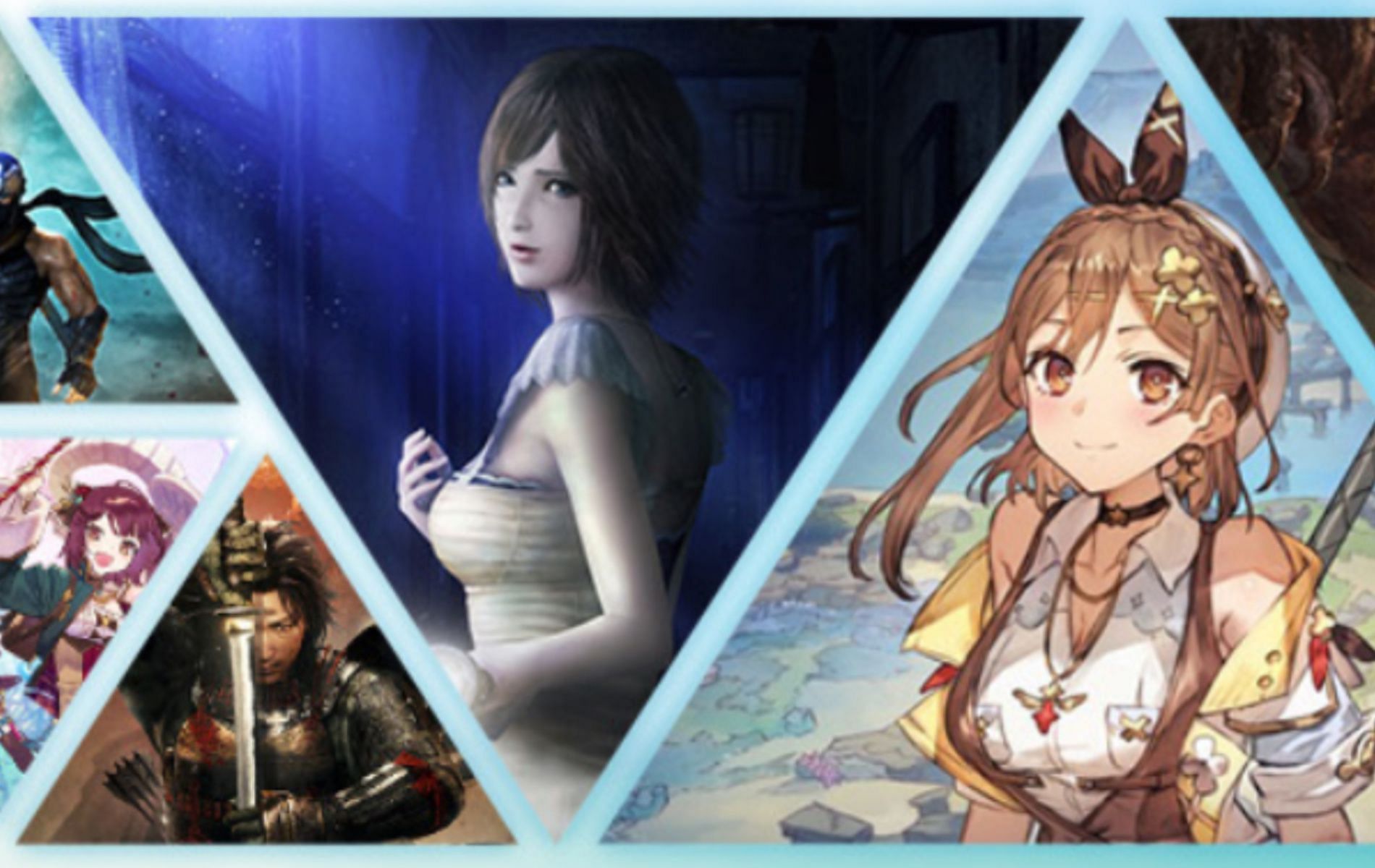 Koei Tecmo Summer Sale banner featuring Fatal Frame 4, Atelier Ryza 3 and more