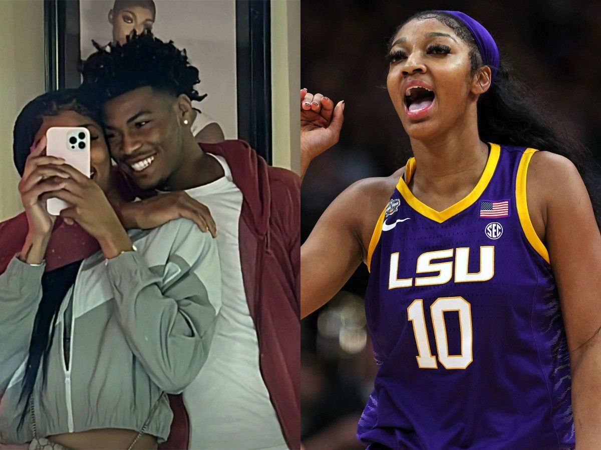 LSU star Angel Reese takes a selfie with Florida State guard Cam&#039;Ron Fletcher