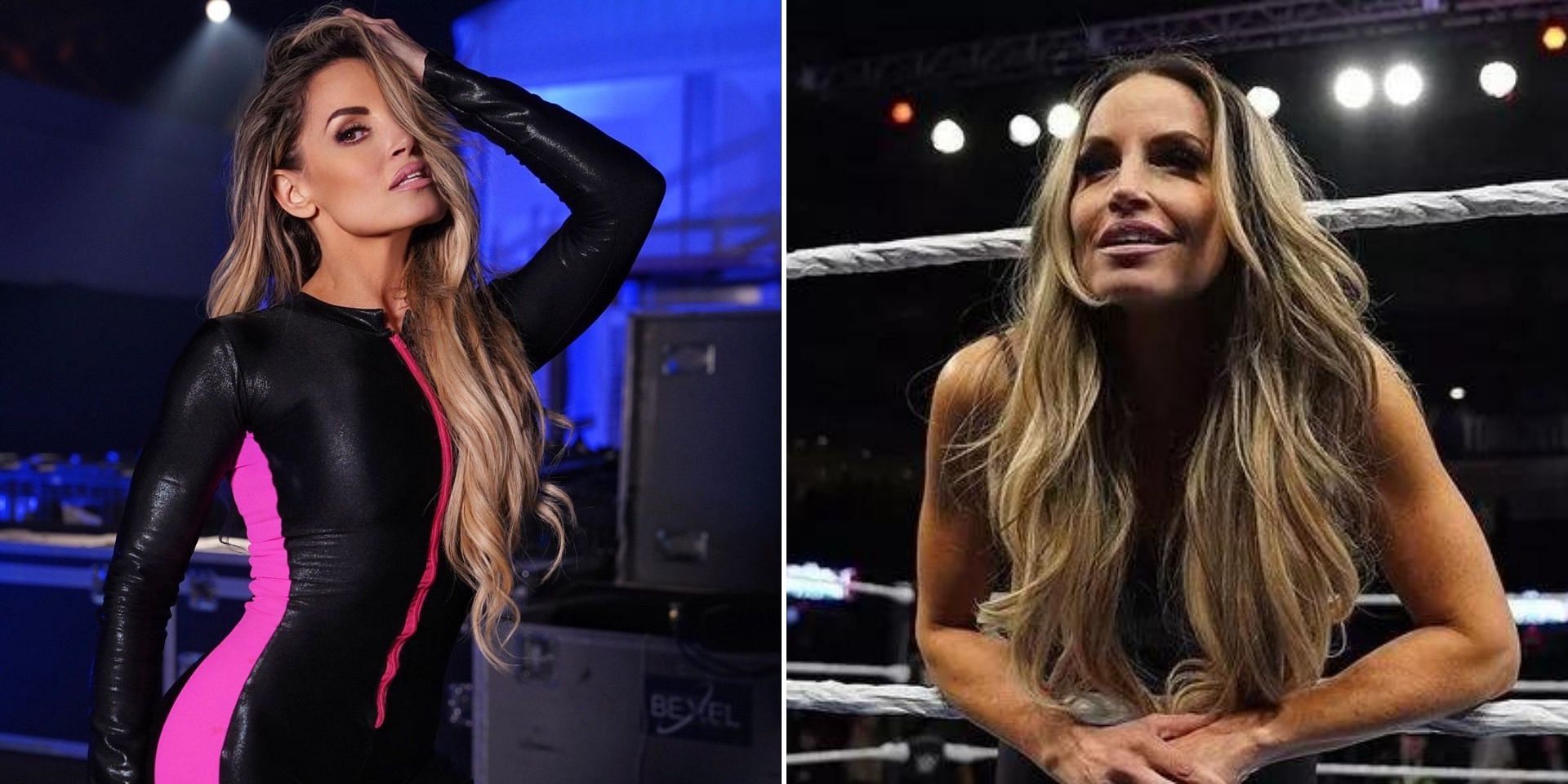 Trish Stratus has been working with this WWE star