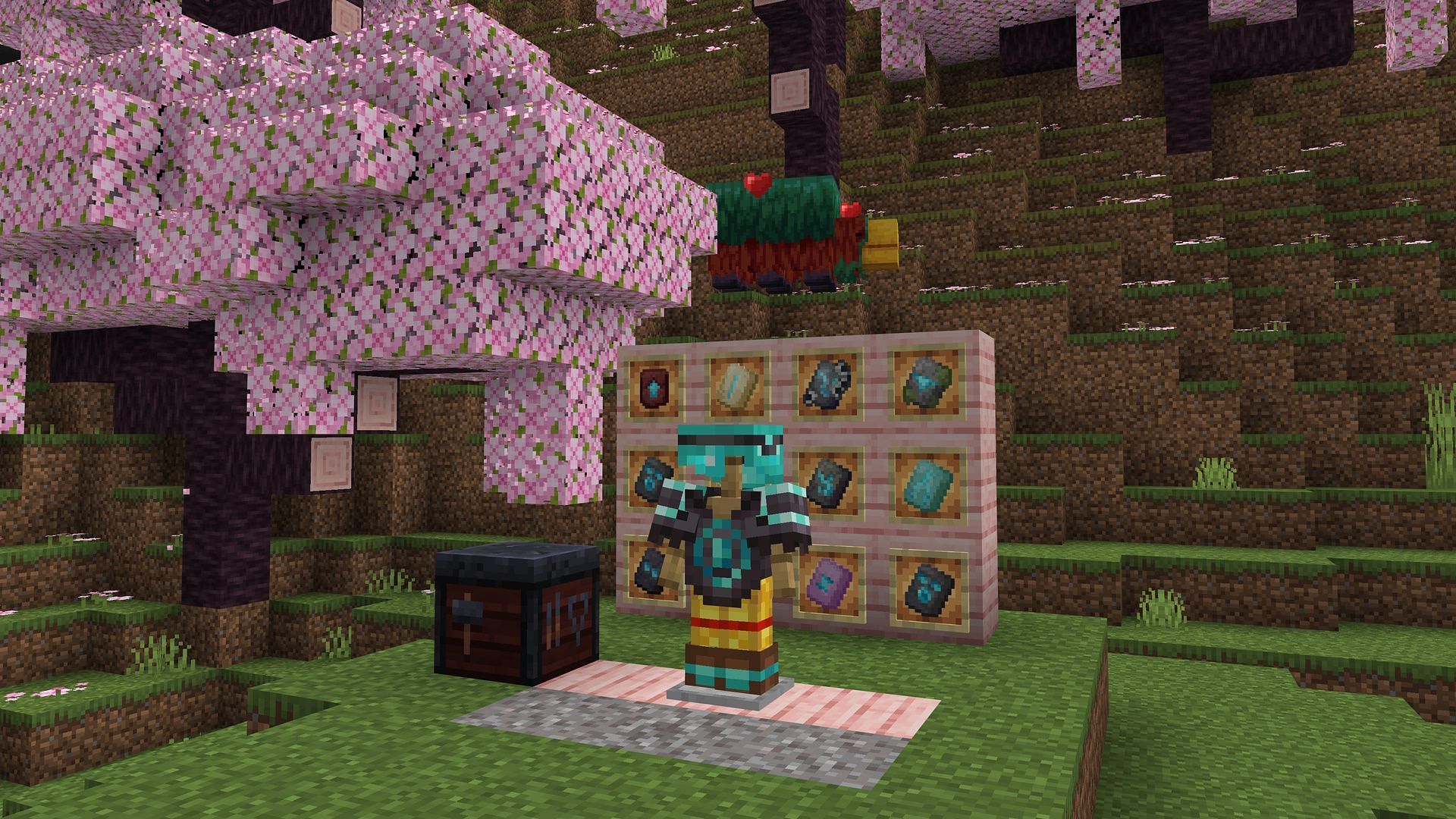 Armor trimming allows players to customize their armor in Minecraft 1.20 (Image via Mojang)