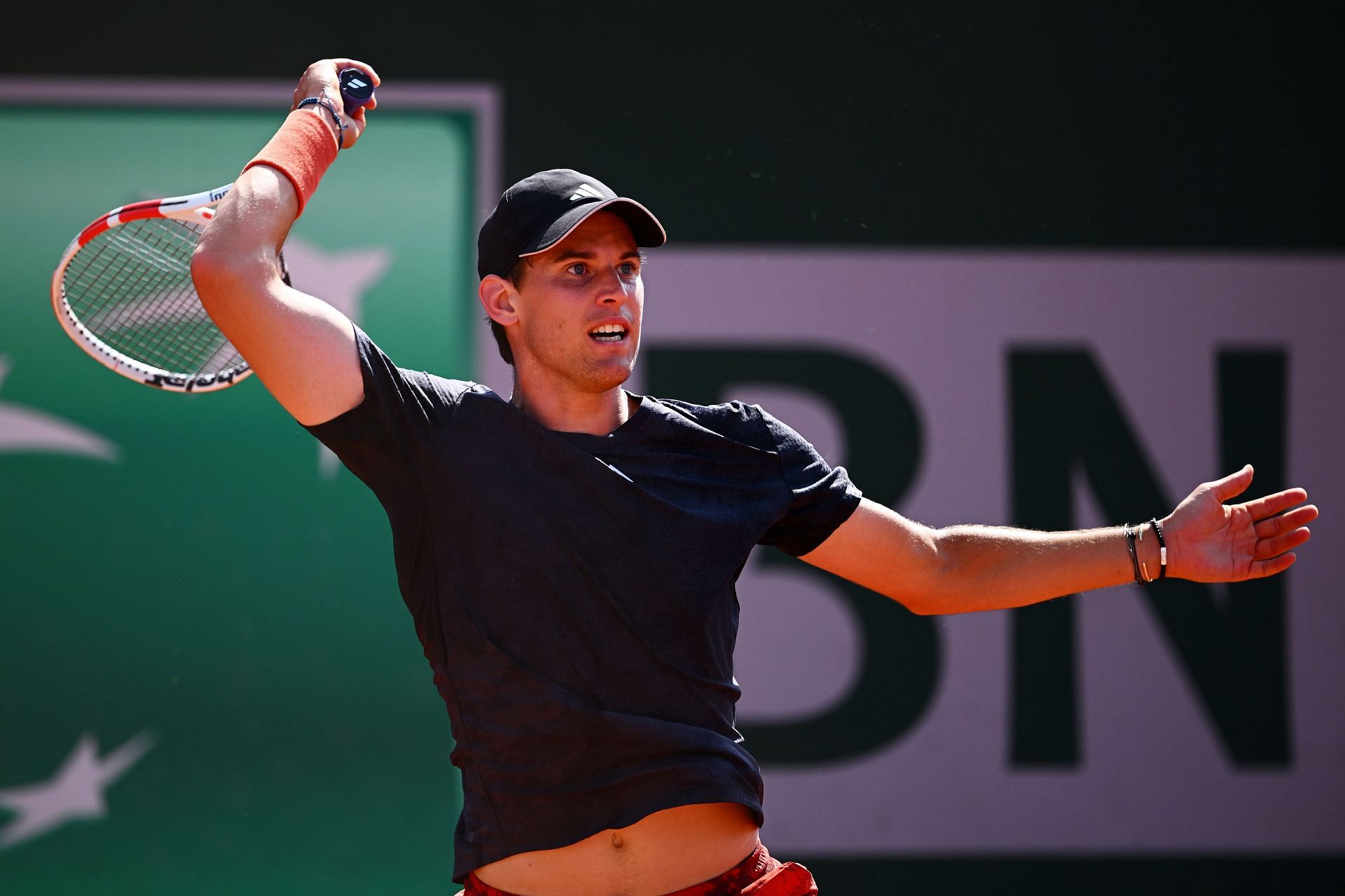 Dominic Thiem at the 2023 French Open.