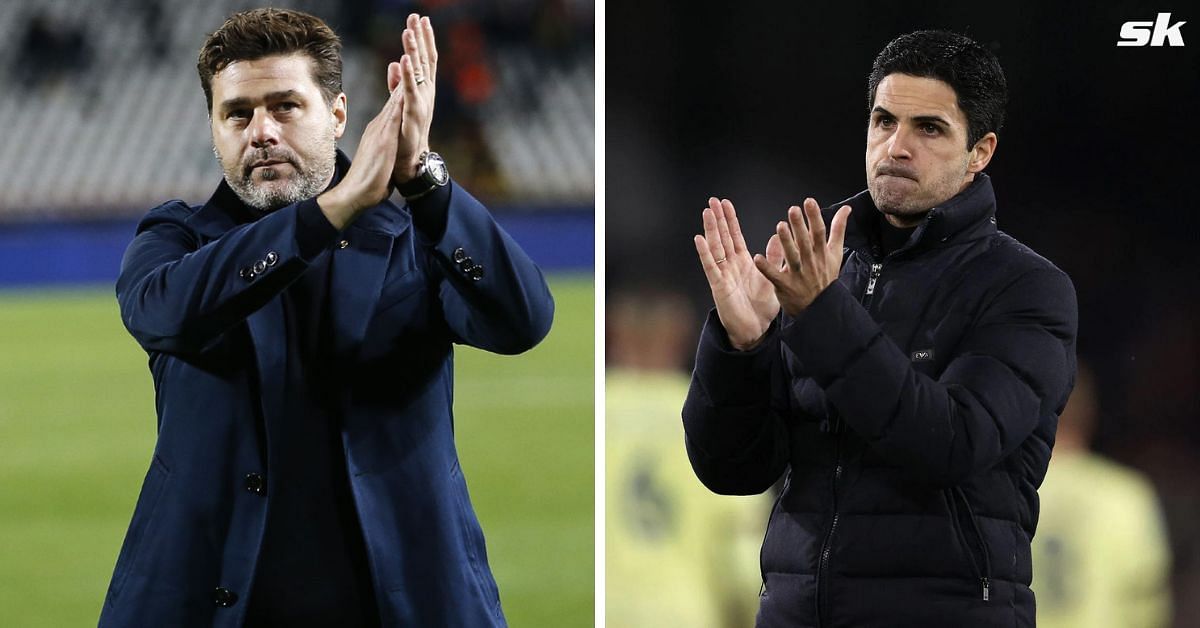 Arsenal manager Mikel Arteta and Chelsea boss Mauricio Pochettino