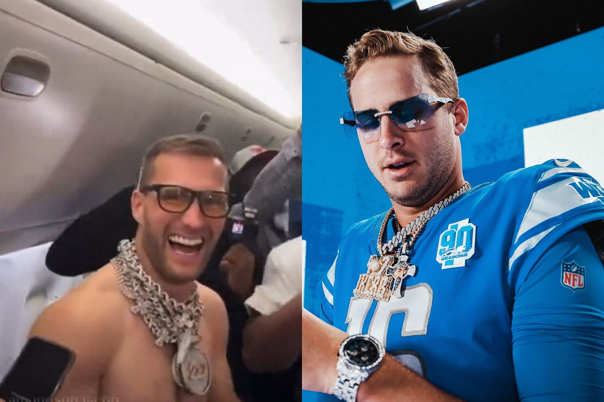 Vikings and Lions fans trash-talk over viral Kirk Cousins and Jared Goff  chain pictures - 'Your loser QB is already a wannabe'