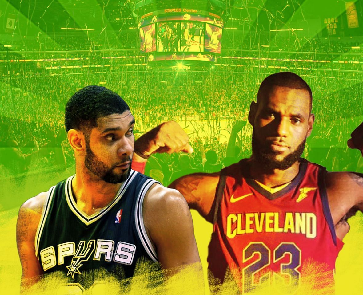 Tim Duncan and the Spurs beat the Cavaliers and a young LeBron James in the 2007 Finals.