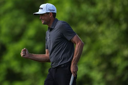 Keegan Bradley after winning the 2023 Travelers Championship (Image via Getty)