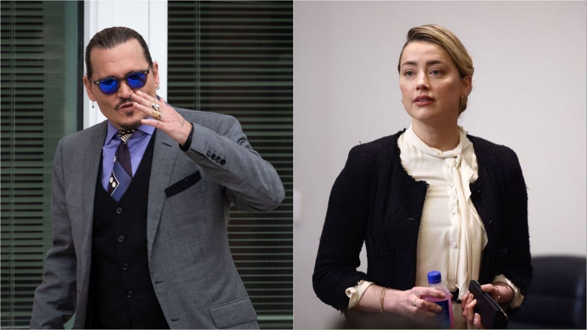 Johnny Depp received a settlement of $1 million from Amber Heard (Images via Cliff Owen and Jim Lo Scalzo/Getty Images)