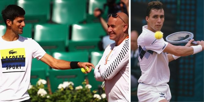 "Modern version of Andre Agassi with a mix of Ivan Lendl" - Novak Djokovic likened to tennis legends by Andy Roddick and Brad Gilbert