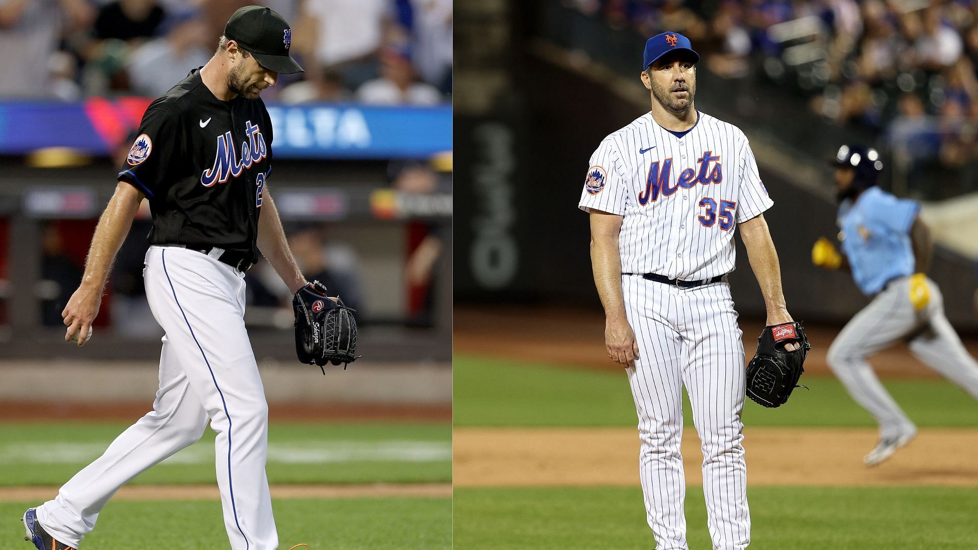 New York Mets pitchers Justin Verlander and Max Scherzer