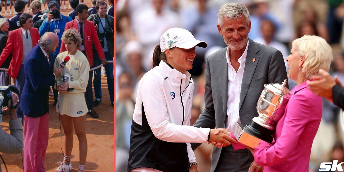 Chris Evert has backed Iga Swiatel to break her French open titles record.