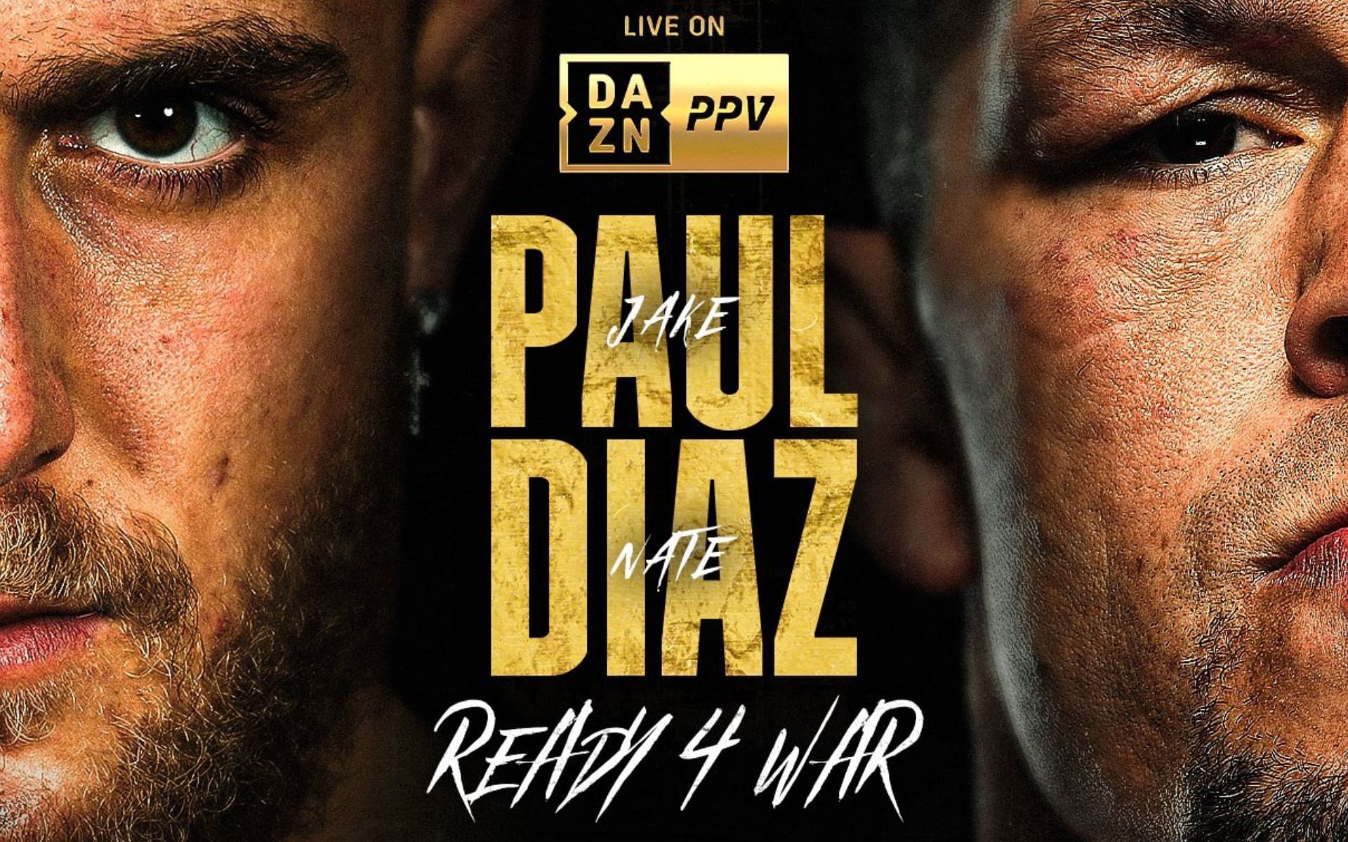 Diaz vs. Paul poster [Image courtesy: @NateDiaz209 (Twitter)]
