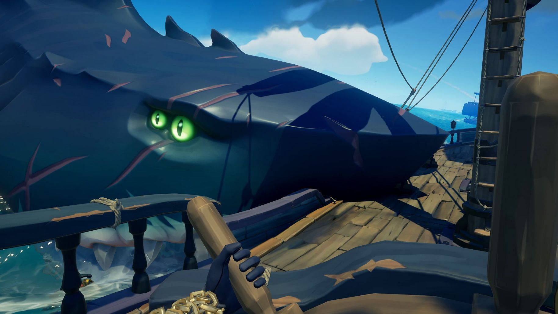 The Megalodon is an ultimate test of a Sea of Thieves player