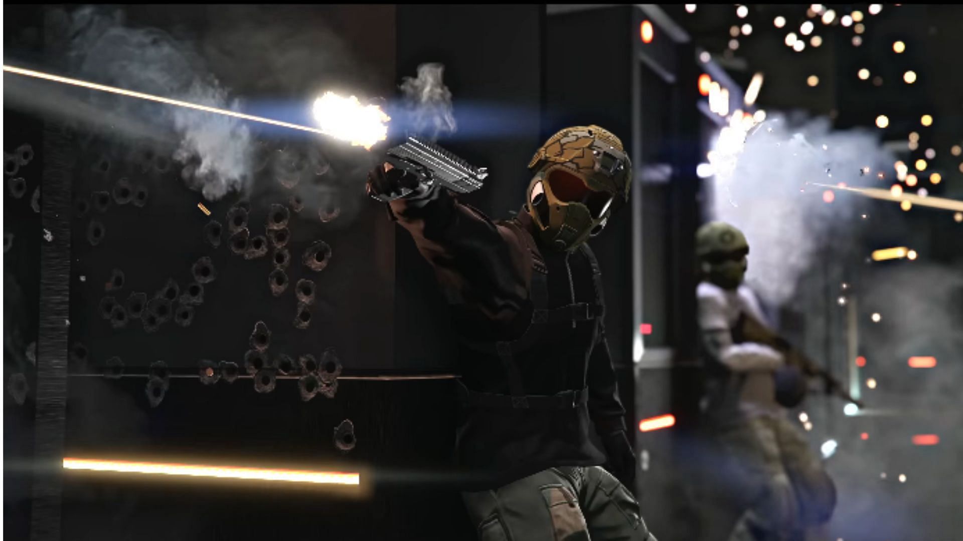 The tactical SMG in action (Image via YouTube/Rockstar Games)