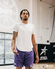 Dereck Lively II during his workout. Via Instagram.