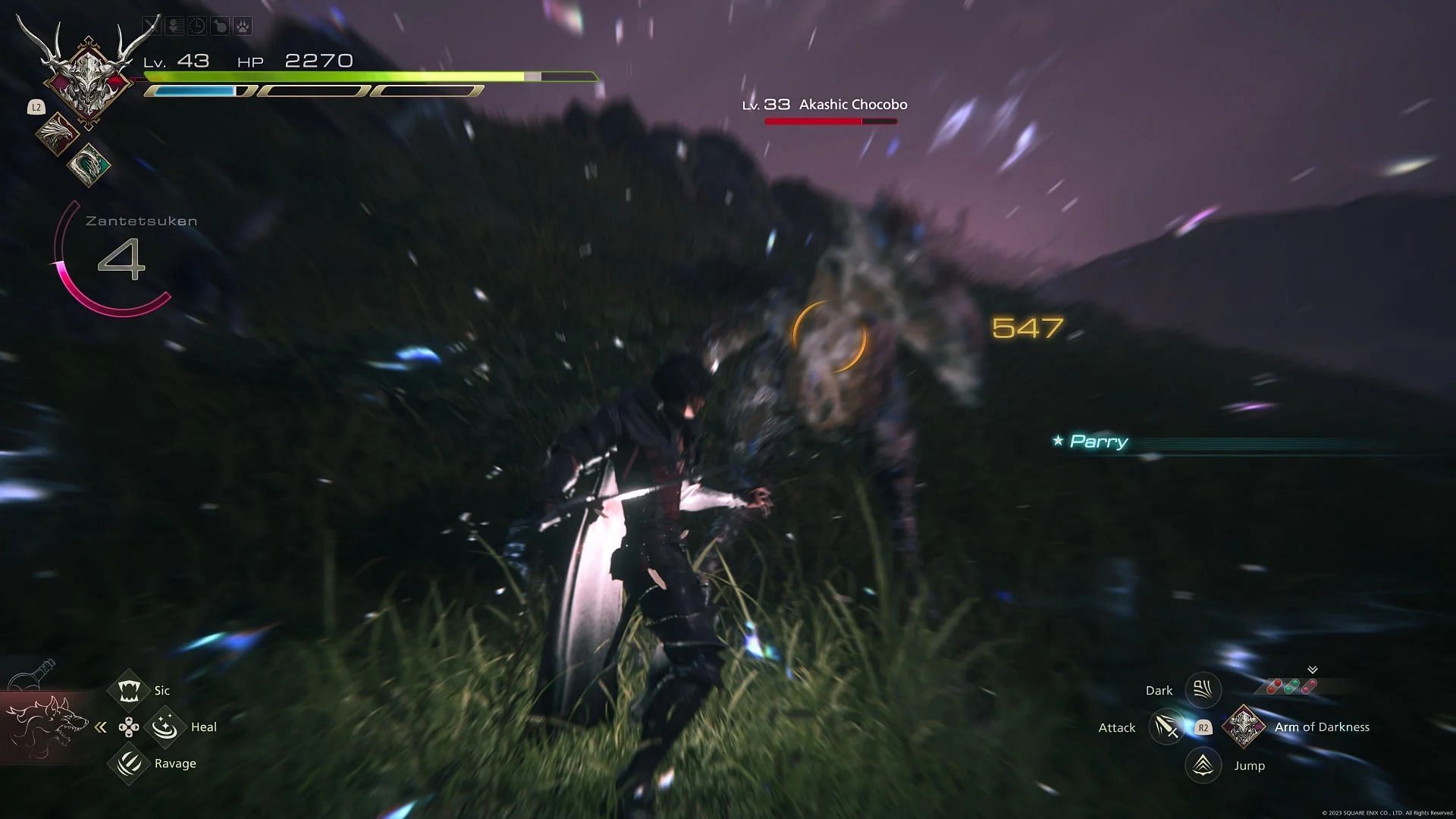 The Arm of Darkness in-action in Final Fantasy 16 (Image via Square Enix)