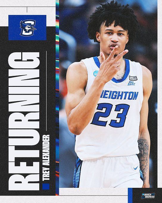 Trey Alexander returns to Creighton: Are the Bluejays a top 10 team ...