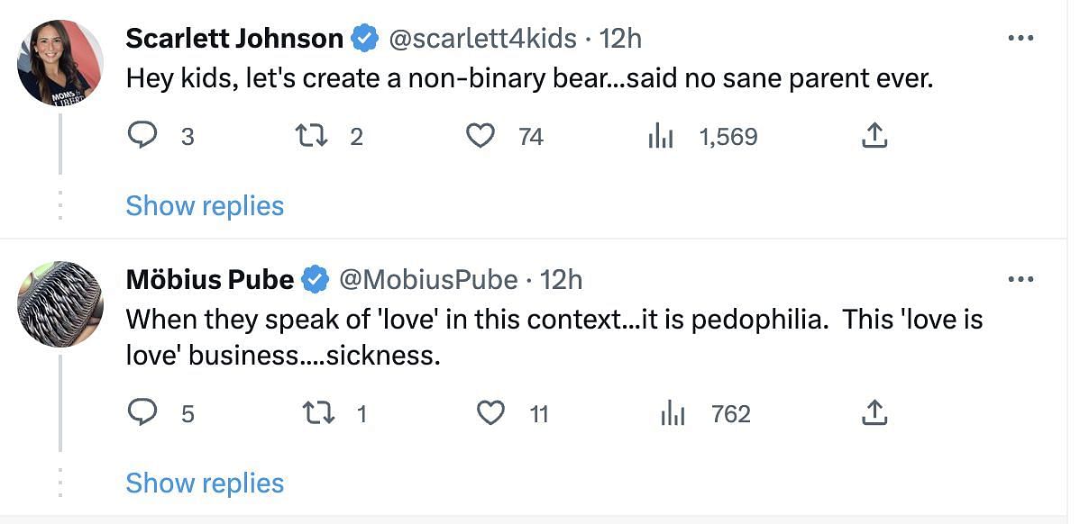 American retailer for teddies and kids toys comes under fire for launching Pride Merchandise: Social media users reactions explored. (Image via Twitter)