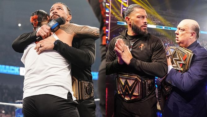 "Yeah sure but" - 38-year-old WWE Superstar responds to Bloodline member's claim about him and Jimmy Uso with picture of Roman Reigns