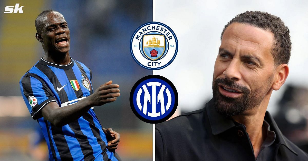 Rio Ferdinand and Mario Balotelli met again